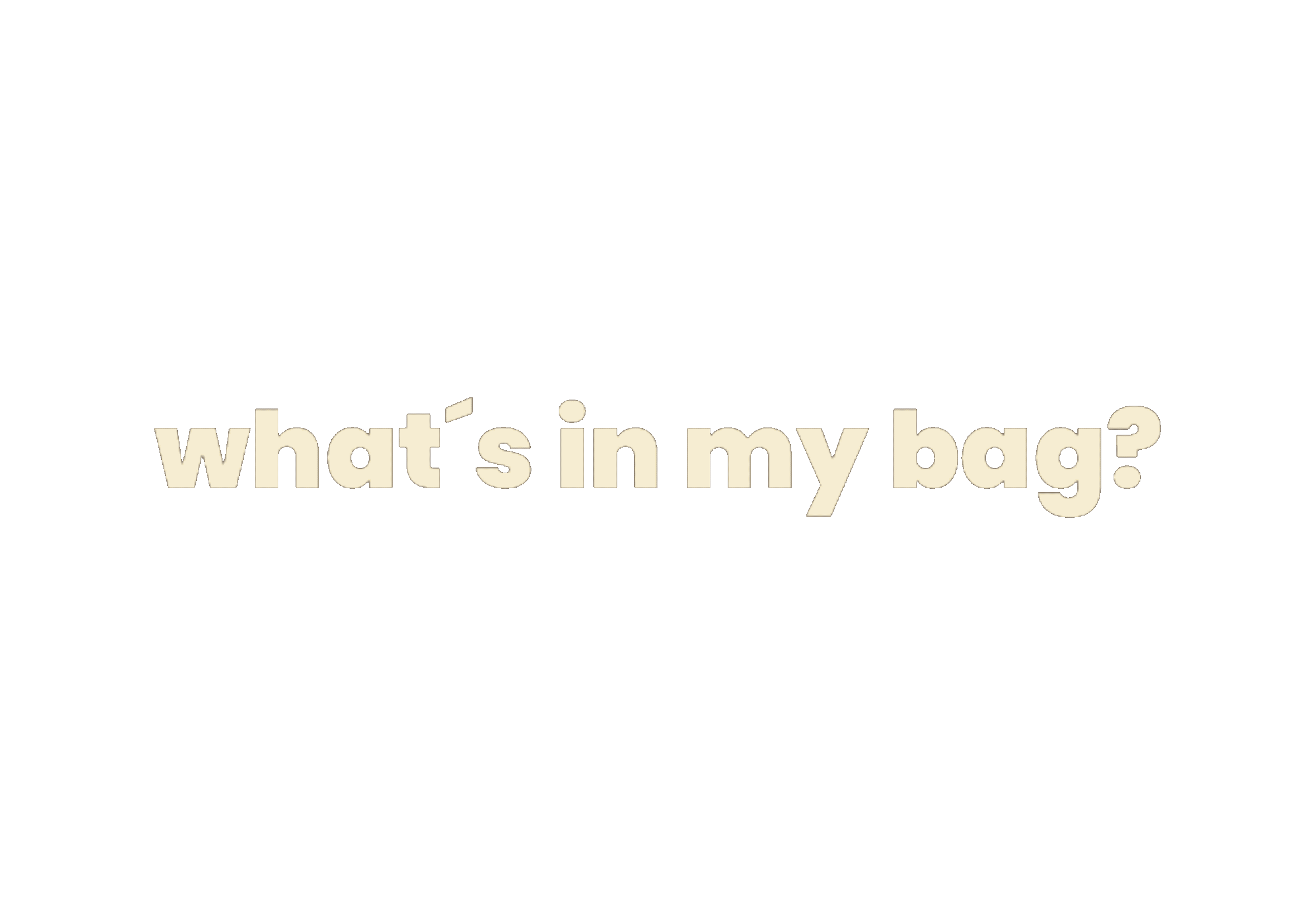 whats in my bag gif