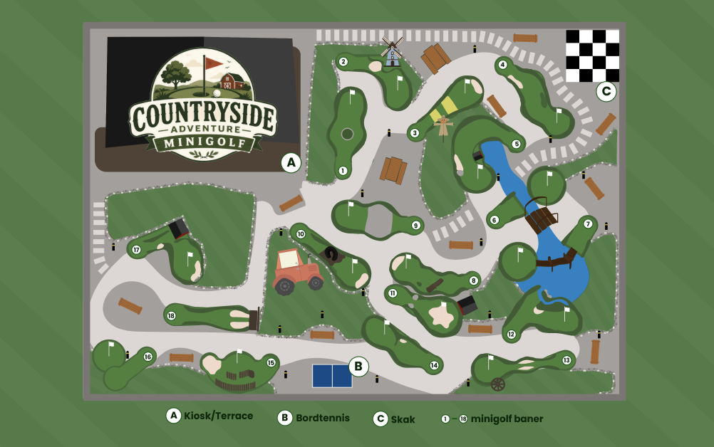 Countryside Adventure Minigolf – hovedvisual